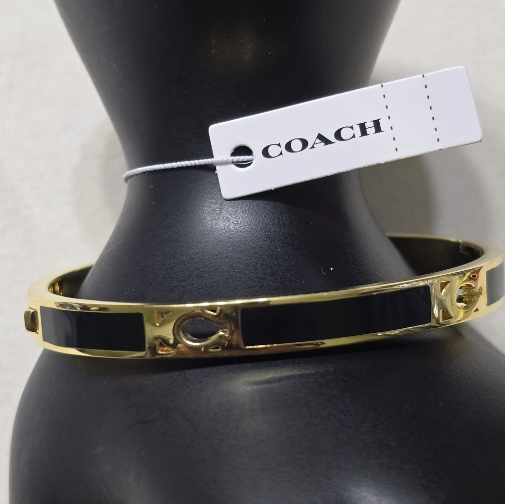 Coach Signature Enamel  Bangle